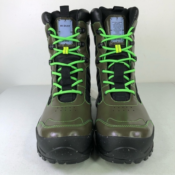ALEXANDER Mcqueen Men’s MCQ Khaki & Green In-8 Tactical Boots $550 main image 5